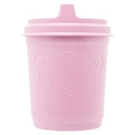 Copo de Bambu com Tampa Baby Bear Rosa 400ml - Eco-friendly e Estiloso - imagem 5
