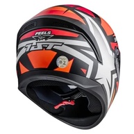 Capacete Peels Spike II Preto e Vermelho: Estilo Esportivo e Proteção com Viseira Fumê - imagem 3