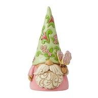 Gnomo Jim Shore Heartwood Creek com Borboleta - 13 cm - Verde - Decoração Encantadora e Feita à Mão - imagem 1