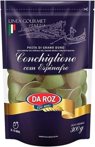 Macarrão Gourmet Conchiglione com Espinafre 300g - Da Roz - imagem 1