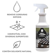 Grill Cleaner Desengordurante Profissional para Grelhas, Fogões e Churrasqueiras - 500ml com Borrifador - imagem 3