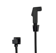 Ducha Higiênica Quadrado Preto Fosco com Acabamento Black Matte - Moderna e Funcional - imagem 1