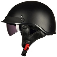 Ilm Meio Capacete Motocicleta: Segurança e Estilo com Viseira Solar e Liberação Rápida - Aprovado DOT - imagem 2