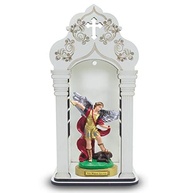 Capela com Imagem de São Miguel Arcanjo - Proteção Espiritual Inquebrável (20cm) - imagem 2