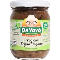 Da Vovó, Papinha Infantil, Vegana, Linha +8, Arroz com Feijão Vegano, 200ml - imagem 2