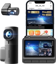 DDPAI Z60: Câmera Veicular 3 Canais 4K com GPS, Wi-Fi 5GHz e Visão Noturna AI-ISP 2.0 - imagem 1