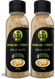 Molho tipo Pesto Italiano com Ervas Finas, Erva Mate, Vegetariano, Pacote com 2 Unidades - imagem 1