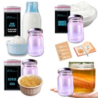 Kit Família! Scoby Kombucha + Kefir De Leite Ganhe Kefir De Água + Iogurte + 4x 250ml Com Tampa - imagem 2