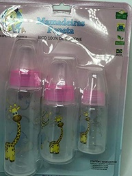 Kit com 3 Mamadeiras Plus - 240ml, 150ml e 80ml - Conforto e Segurança para seu Bebê - imagem 3