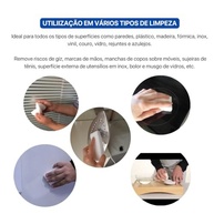 Kit com 10 Esponjas Mágicas de Melamina - Limpa Tudo sem Produtos Químicos - imagem 4