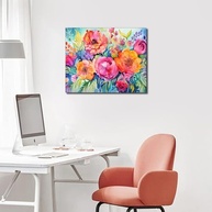 TUMOVO Pintura por Números - Kit Completo com Tela 40x50cm, Tintas Acrílicas e Pincéis para Adultos e Crianças - imagem 3
