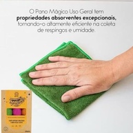 KIT 3 Panos Mágicos Akora Microfibra - Limpeza Profunda com Água, Sem Produtos Químicos - imagem 4