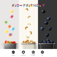 Bakpoco Recipientes para Lanche de Aço Inoxidável 304 - Pacote com 3 + Recipiente de Molho | Seguro para Micro-ondas, à Prova de Vazamento - imagem 5