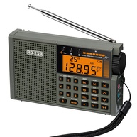 Rádio Portátil AIR/VHF/AM/FM/SW/Clima com Gravação Digital, Lanterna e Mais - imagem 1