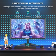 Monitor LED de 21.5 Polegadas Full HD para PC com 75Hz, Proteção para os Olhos, Autoajuste Automático e Design Compacto - Resolução 1920x1080 Ideal para Trabalho,Estudo e Entretenimento Doméstico - imagem 2