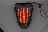 Luz Traseira LED com Seta Integrada para Suzuki Hayabusa GSX-R1300 (08-13) - Lente Transparente - imagem 2