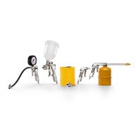 Kit Multiuso para Compressor TEKNA com 5 Peças: Pintura, Limpeza e Calibragem | Essencial para seu Trabalho! - imagem 1