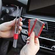 Espanador e Escova de Limpeza Portátil com Cabeça Dupla em Microfibra Superfina - Ideal para Teclados, Carros, Eletrônicos e Lentes - imagem 3