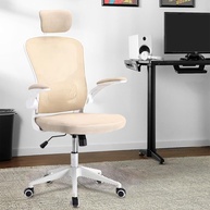 Cadeira de Escritório Ergonômica com Estofado de Mesh Amarela - Conforto e Saúde para Longas Jornadas - imagem 1