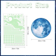 Estrelas Brilhantes para Teto - 1008 Peças com Lua e Planetas | Decoração Espacial para Quarto Infantil - imagem 3