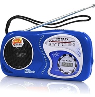 Mini Rádio Portátil AM/FM com Relógio Digital: Som e Informação em Qualquer Lugar! - imagem 3