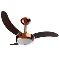 Ventilador de Teto Infinity Lux 2003 3 Pás MDF Cobre com Pás Tabaco 220V - imagem 2