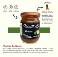 Chutney de Abacaxi Naturalmente Adoçada com Maçã 200g - imagem 3