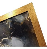 Quadro Santa Ceia Vintage Jesus Cristo - Tela Canvas 100x50cm com Chassi de Madeira - imagem 3