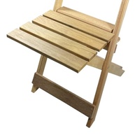 Cadeira Dobrável de Madeira Maciça Natural para Bar - Estilo e Conforto com Design Compacto - imagem 4