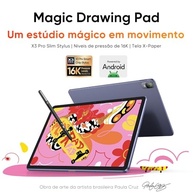 XPPen Magic Drawing Pad 12 Polegadas, Tablet Android 14, Com Caneta X3 Pro de 16.384 Níveis de Pressão, CPU de 8 GB + 256 GB, Expansível até 1TB - imagem 3