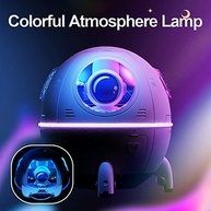Mini Umidificador Astronauta Espacial com LED Colorido - Silencioso e Portátil para Quarto e Escritório - imagem 4
