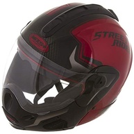 Capacete Mixs MX Captiva Route Robocop Cinza: Segurança e Estilo com Viseira Solar Articulada - imagem 4