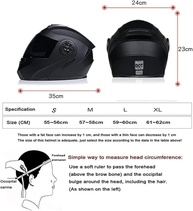 Capacete de Moto Modular Bluetooth com Intercomunicador Duplo - Segurança e Conectividade Total - imagem 2