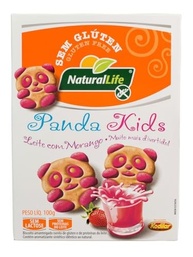 Panda Kids Natural Life - Sabor Leite com Morango - Sem Glúten - Sem Lactose - 100g - imagem 2