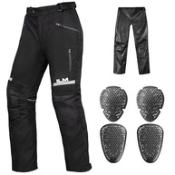ILM Calça masculina de motocicleta, motocross, com forro à prova d'água, destacável, blindado, para todas as estações, modelo PO1N - imagem 2