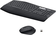 Combo Teclado e Mouse sem fio Logitech MK850 com Teclado com Apoio, USB Unifying ou Bluetooth para até 3 dispositivos e Pilha Inclusa,black - imagem 1