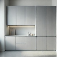 Adesivo Vinil Autoadesivo Cinza Claro Fosco 50cm x 10m - Transforme Móveis e Ambientes com Estilo - imagem 3