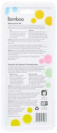 Ibimboo Colher Térmica com 2 Unidades - Pink Rosa e Roxo | Muda de Cor com Temperatura - imagem 3