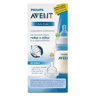 Mamadeira Anticólicas Philips Avent 260ml com Bico Natural - Conforto e Segurança para Bebês - imagem 5