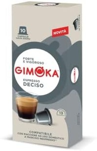 Gimoka Cápsulas De Café Deciso Compatível Com Nespresso Contém 10 Cápsulas - imagem 1