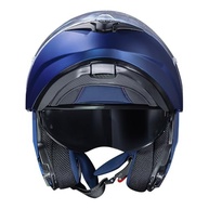 Capacete Norisk Force 2 Azul Fosco Robocop: Segurança e Estilo com Viseira Transparente - imagem 3