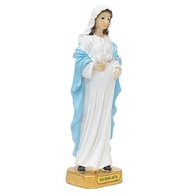 Nossa Senhora Grávida 16cm - Escultura em Resina com Detalhes Realistas para Decoração Religiosa - imagem 4