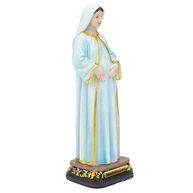 Nossa Senhora Grávida 12.5cm - Escultura em Resina com Detalhes Intricados - imagem 3