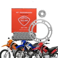 Kit Relação Transmissão Allen NXR Bros 150 (2006-2015) com Retentor - Durabilidade e Performance - imagem 2