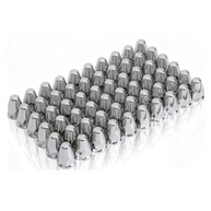 JESONN Tampas de Porca de Roda Cromadas 33mm - Estilo Bala Push-On com Flange (60 Unidades) - imagem 2