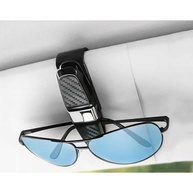 Kit 2 Porta Óculos e Cartão Clip Prata 9,7cm Karbox: Organize seu Carro com Estilo! - imagem 4