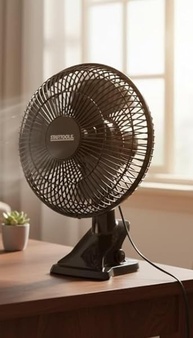 Ventilador de Mesa Portátil 127V 25W com Oscilação Automática, 2 Velocidades e Design Silencioso - Sortido - imagem 5
