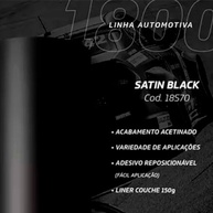 Envelopamento Automotivo Satin Black: Transforme seu Carro ou Moto com Estilo e Durabilidade - imagem 3