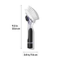 Escova Cabo Dispenser Detergente 28cm Good Grips OXO - Limpeza Eficiente com Conforto - imagem 4
