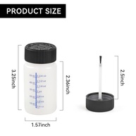 Pacote com 12 Frascos de Retoque de Tinta 60ml - Sistema à Prova de Vazamento com Pincel e Bola de Mistura - imagem 3